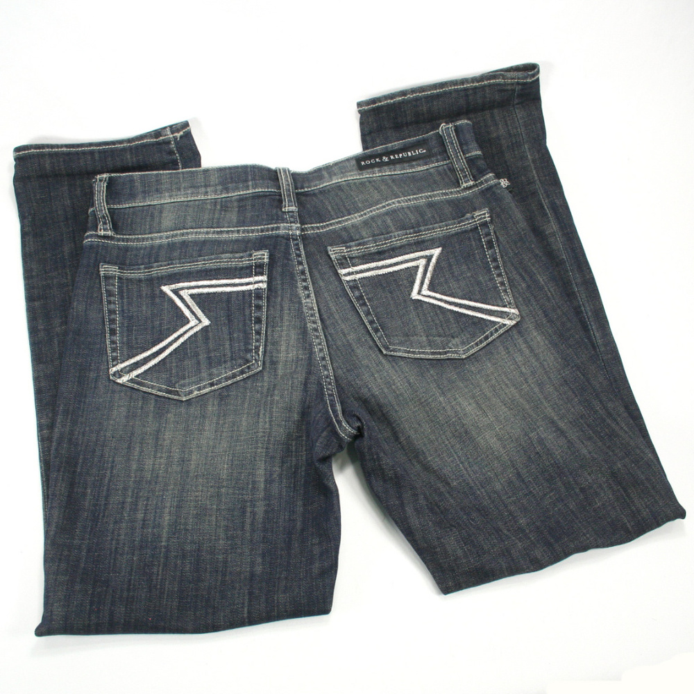 Rock & Republic Crop Jeans EUC Kendall Size 10